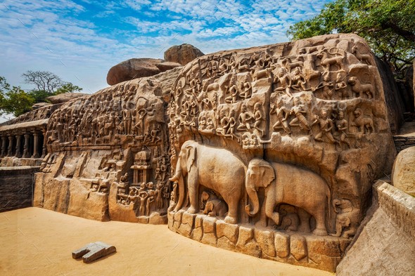 Arjuna's Penance, Mahabalipuram